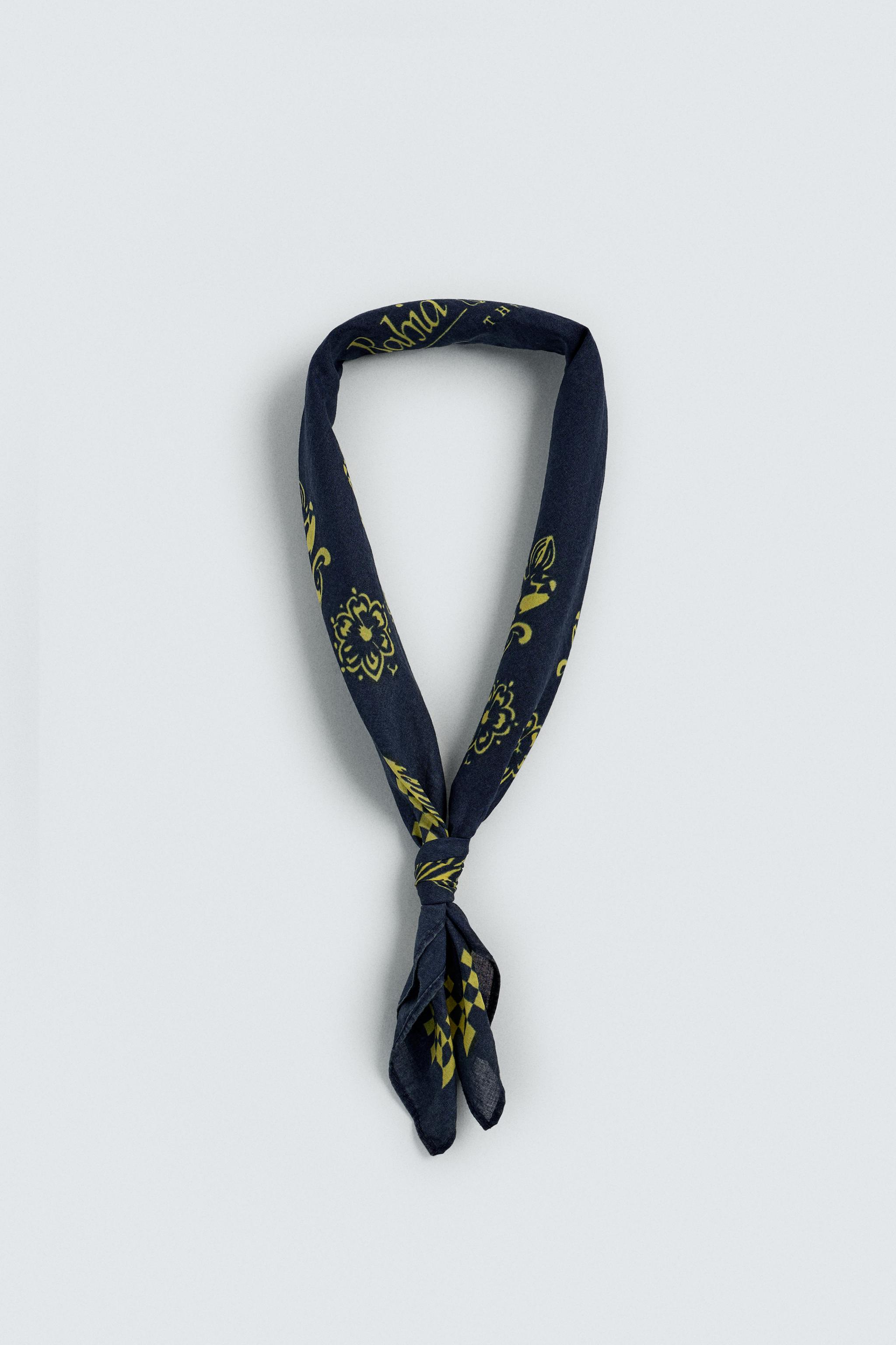 BANDANA À IMPRIMÉ GÉOMÉTRIQUE GRAPHIQUE